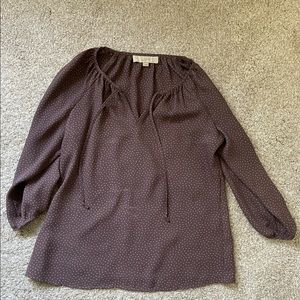 Loft polka dot blouse in excellent condition